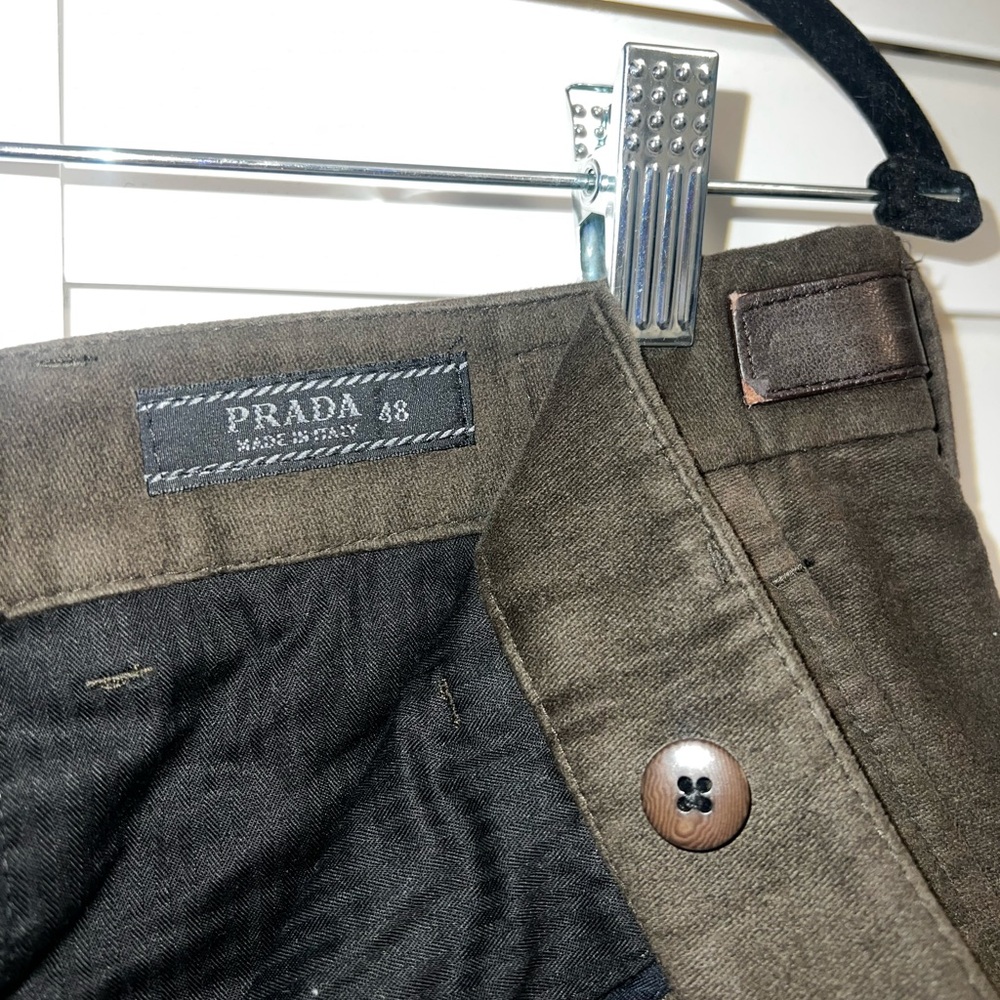 Prada Men's Dark Brown Chinos